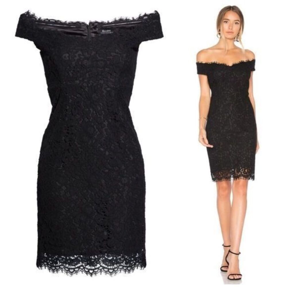 Bardot Tara Lace Off-Shoulder Dress Size Small